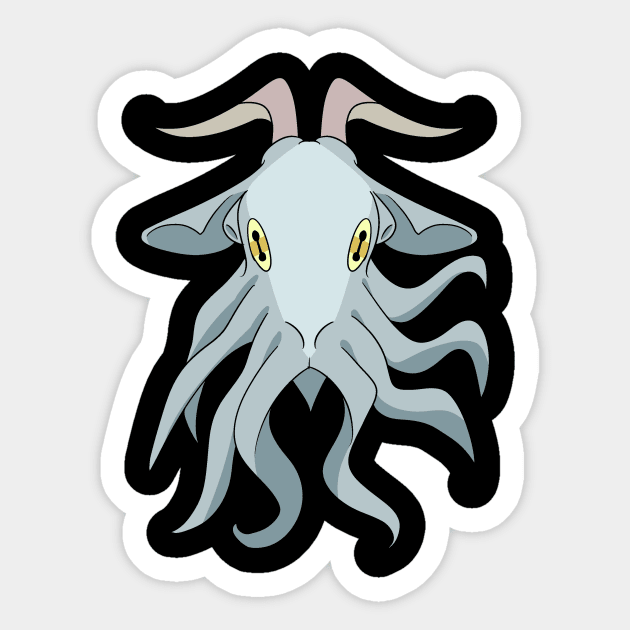 Octogoat v1 Sticker by AnthonyPanics